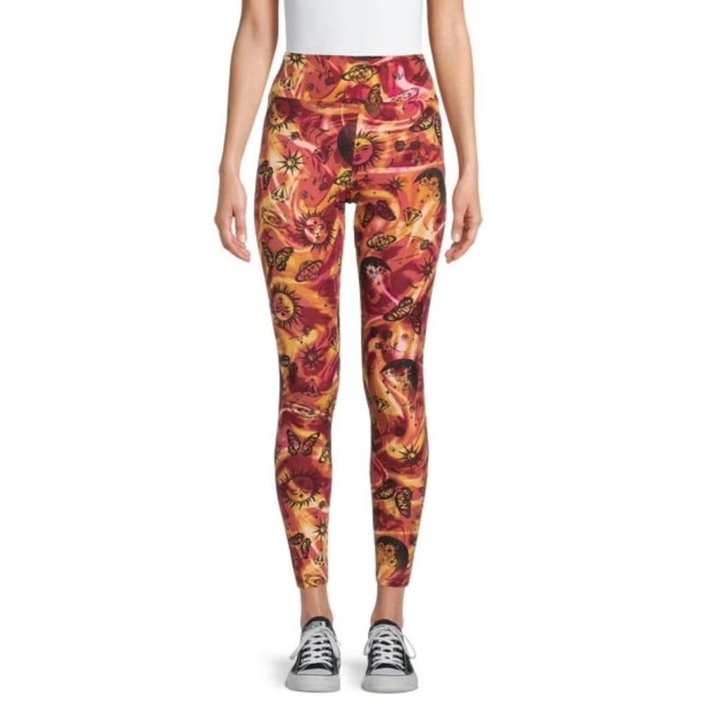 No Boundaries size XL Women's celestial print Sueded Ankle Leggings